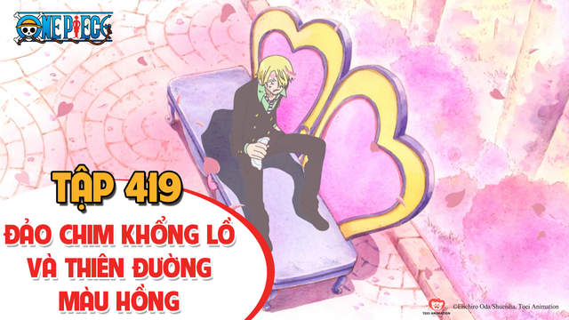 One Piece S12 Tập 419 đảo Chim Khổng Lồ Va Thien đường Mau Hồng Pops One Piece S12 Tập 419 đảo Chim Khổng Lồ Va Thien đường Mau Hồng Pops