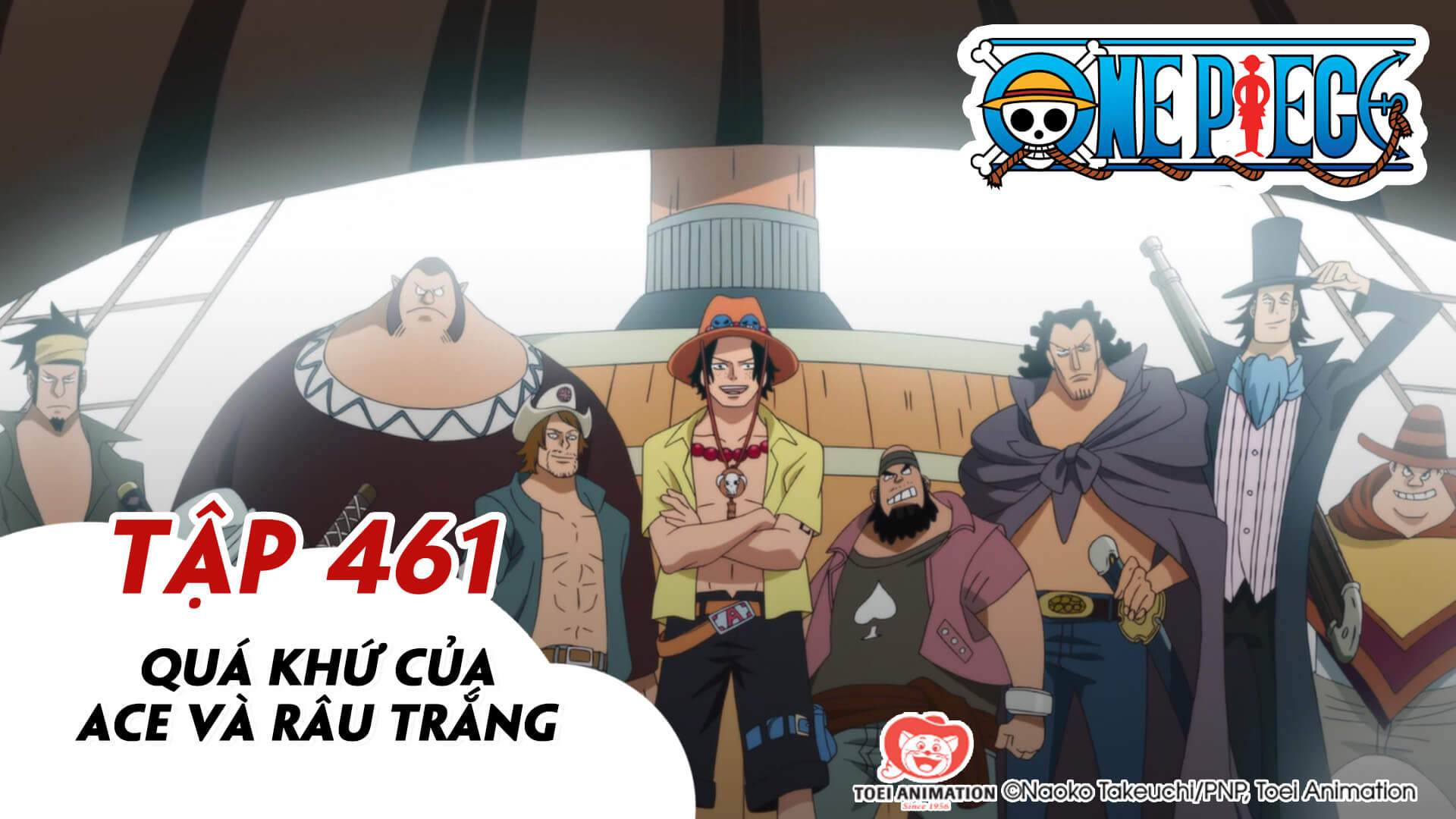One Piece S14 - Tập 461: Quá Khứ Của Ace Và Râu Trắng | Pops