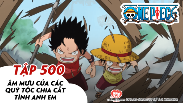 One Piece S14 Tập 500 Am Mưu Của Cac Quy Tộc Chia Cắt Tinh Anh Em Pops