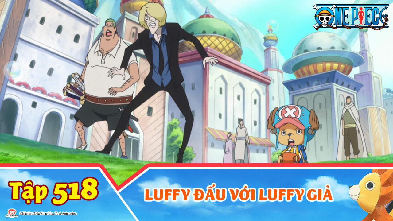 One Piece S15 T p 518 Luffy u v i Luffy gi POPS