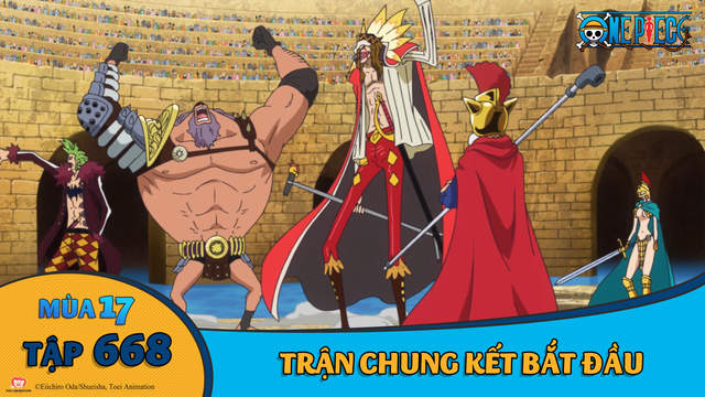 One Piece S17 Tập 668 Trận Chung Kết Bắt đầu Pops One Piece S17 Tập 668 Trận Chung Kết Bắt đầu Pops