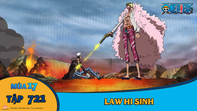 One Piece S17 Tập 721 Law Hi Sinh Pops