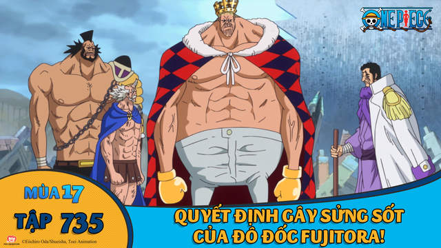 One Piece S17 Tập 735 Quyết định Gay Sửng Sốt Của đo đốc Fujitora Pops One Piece S17 Tập 735 Quyết định Gay Sửng Sốt Của đo đốc Fujitora Pops