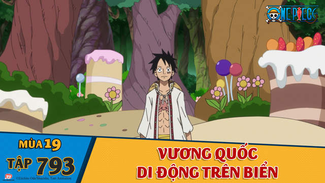 One Piece S19 Tập 793 Vương Quốc Di động Tren Biển Pops