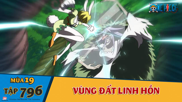 One Piece S19 Tập 796 Vung đất Linh Hồn Pops