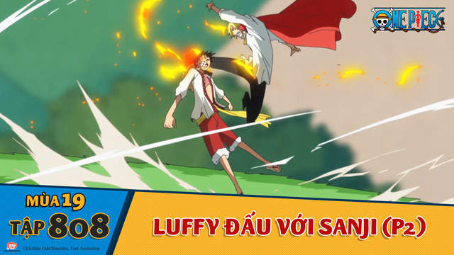 One Piece S19 Tập 808 Luffy đấu Với Sanji P2 Pops