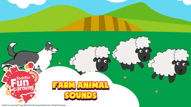 Toddler Fun Learning (English) - Number Farm - Ep 6: Farm Animal Sounds |  POPS Kids