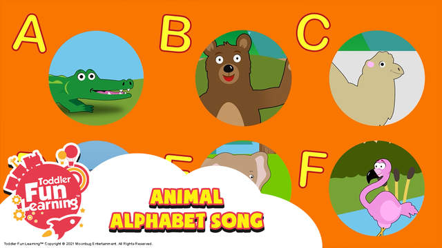 Toddler Fun Learning (English) - Number Zoo - Ep 9: Animal alphabet song |  POPS Kids
